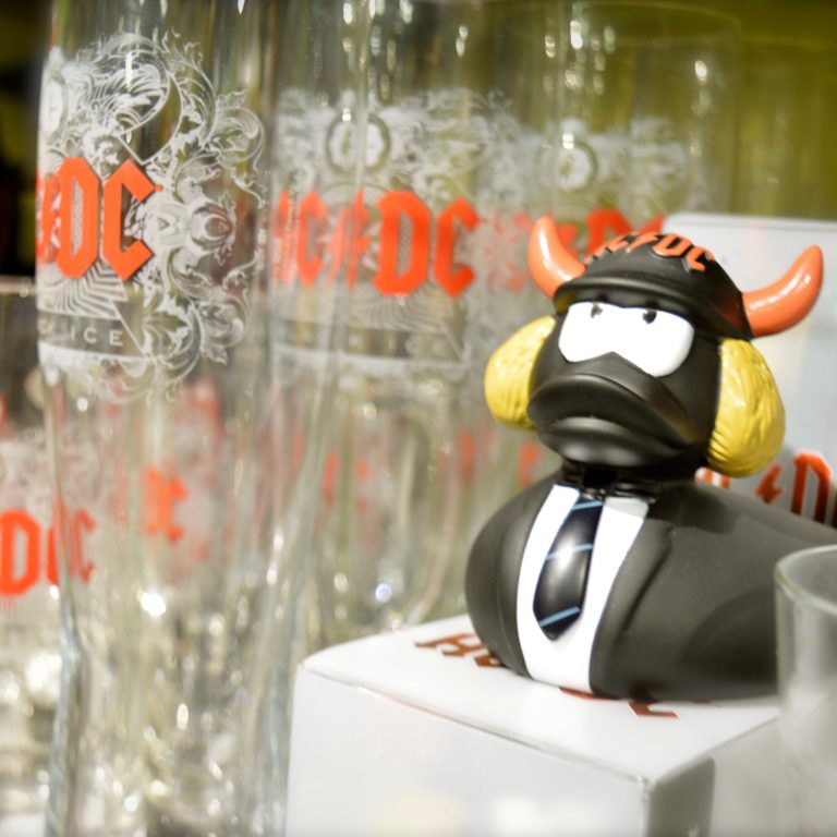 ACDC Badeente Glaser kaufen Berlin fanworld