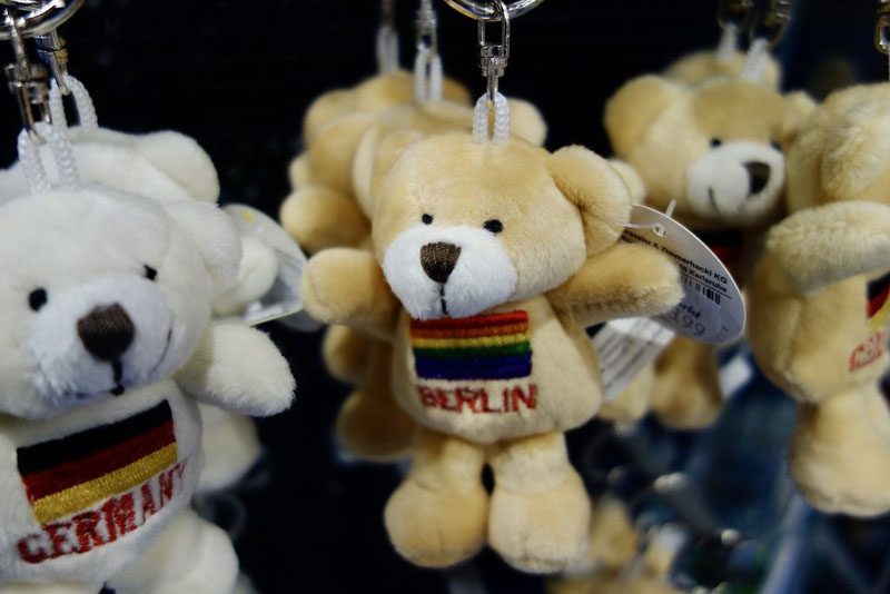Berlin Teddy Bär Schlüsselanhänger