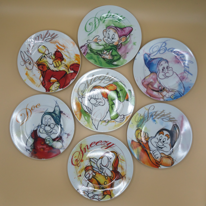 Teller Set 7 Zwerge