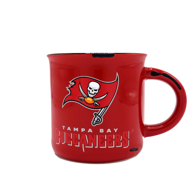 Tampa Bay Buccaneers Tasse rustikal Emaille-Optik