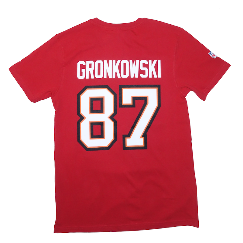 Tampa Bay Buccaneers T-Shirt Gronkowski rot
