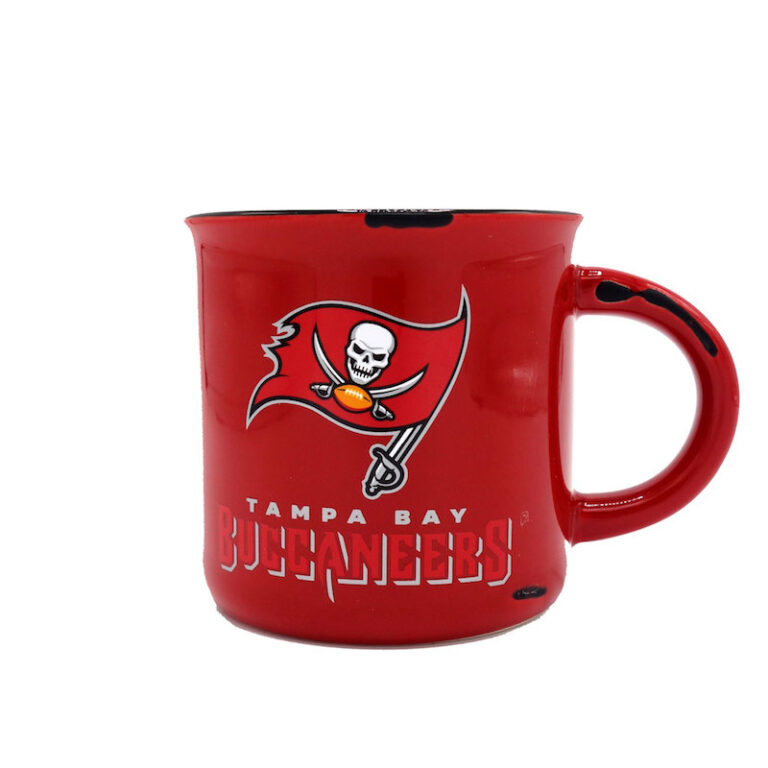 Tampa Bay Buccaneers Tasse rustikal Emaille-Optik